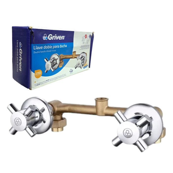 Llave Ducha Doble 8" Griven Mezclador - Imagen 1