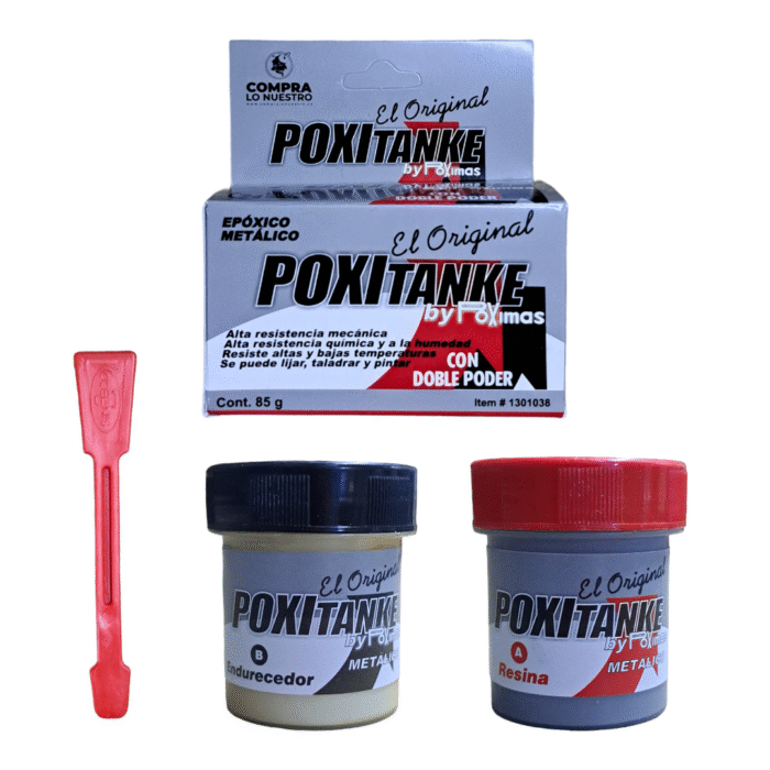 Pegante Poxitanke Metalico - Imagen 1