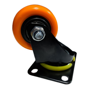 Rueda Naranja Sin Freno 1-1/2