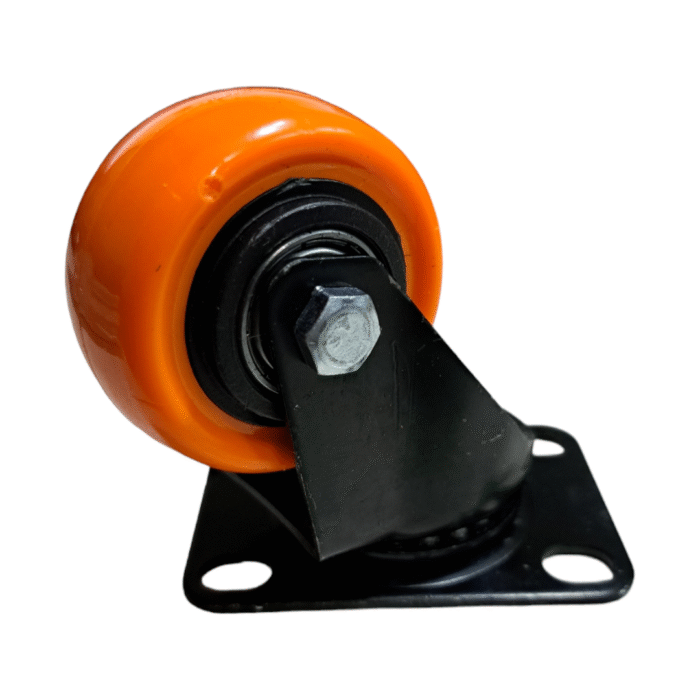 Rueda Naranja Sin Freno 2 1/2 - Imagen 1