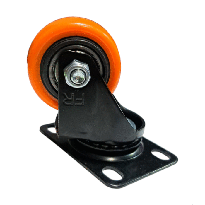 Rueda Naranja Sin Freno 2pulg - Imagen 1