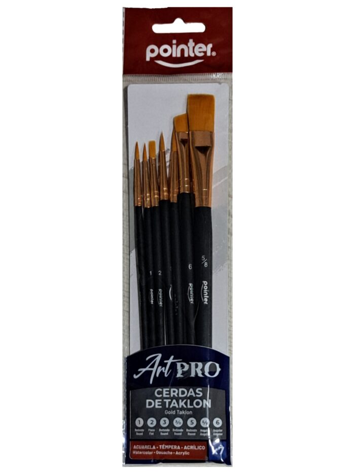 Set Pinceles X7 Pointer Art Pro - Imagen 1