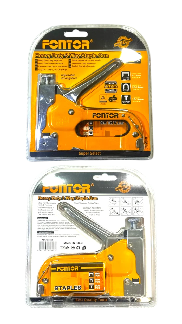 grapadora manual para tapiceria de la marca fontor