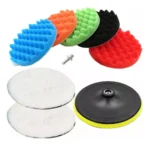 kit de pulido automotriz, esponjas para pulidora, set de pulido 8 piezas, almohadillas para pulir carro