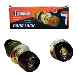 Chapa Alcoba Madera Roja Tauro