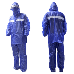 Impermeable Siliconado Fino Azul