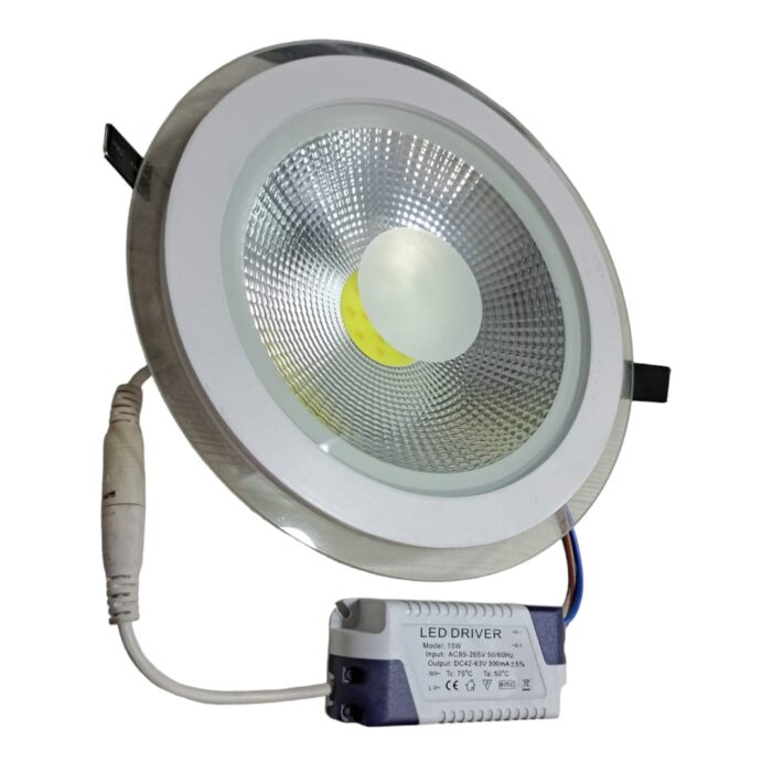 Lampara Led Plana Vidrio 15w - Imagen 1