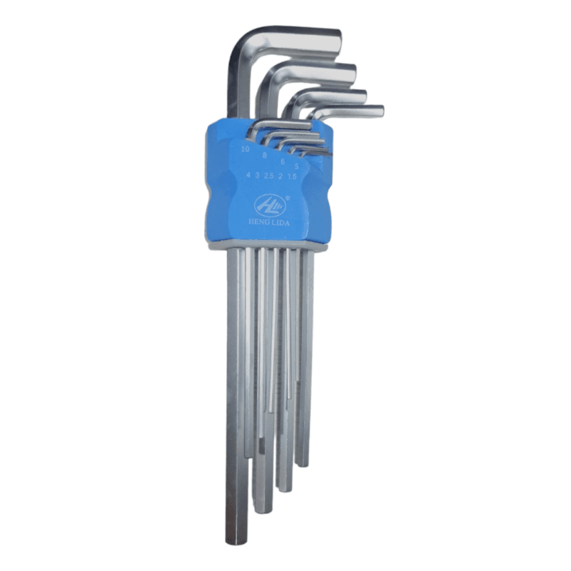 Llave En L Larga Bristol 9 Pcs Henglida