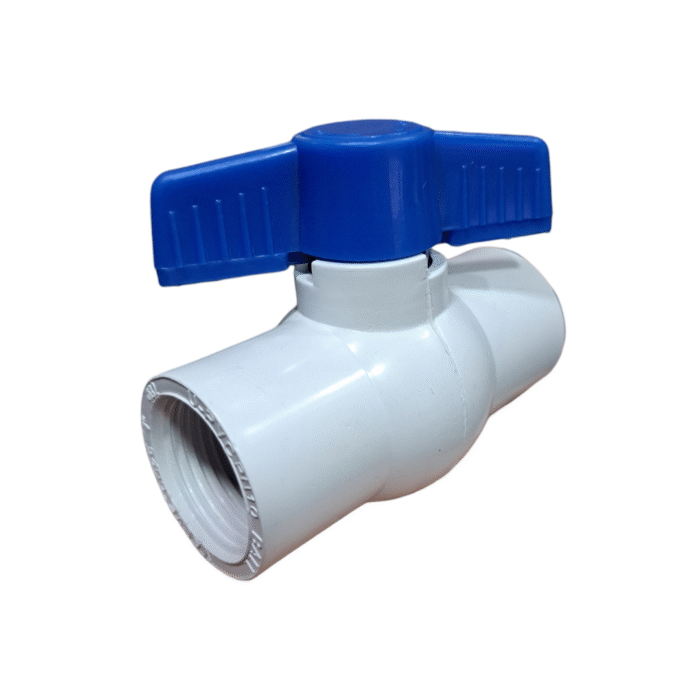 Llave Paso Pvc Rosca 1 Pulgada - Imagen 1