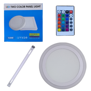 Panel Led Color Sobreponer Redon 18w Ledergy