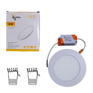 Panel Led Redondo Incrustar 6w Kumo