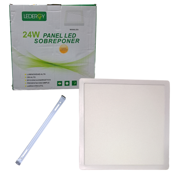 Panel Led Sobreponer Cuadrado 24w Ledergy - Imagen 1