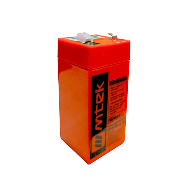 Bateria MTEK VRL AGM 4V 4.5A Naranja