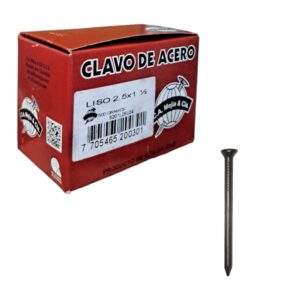Clavo Acero Liso 1. 1/2