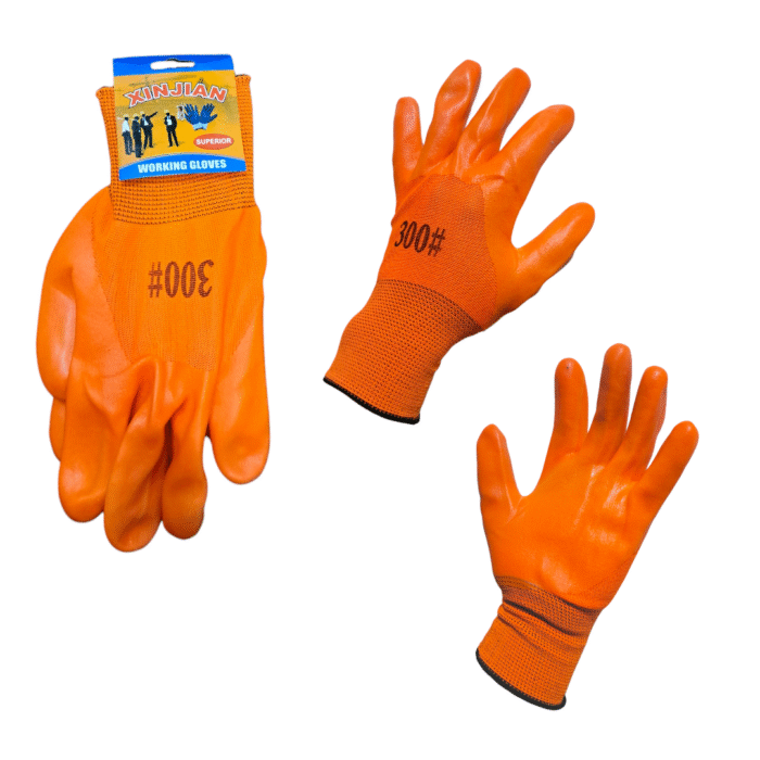 Guante PVC Naranja - Imagen 1