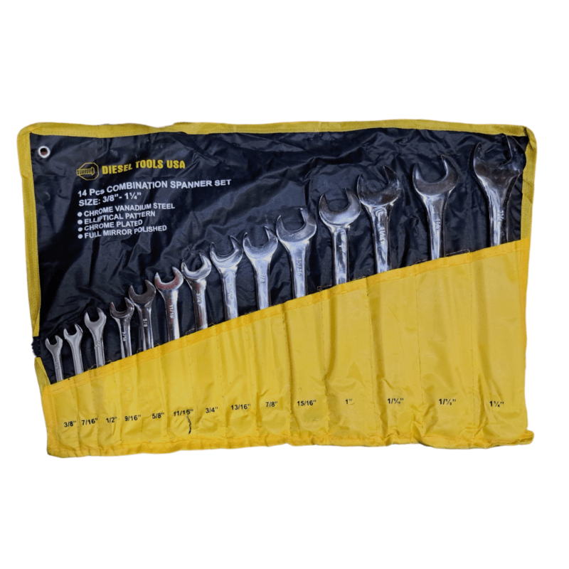 Juego De Paño X14 PCS 3/8-1 1/4 Diesel Tools