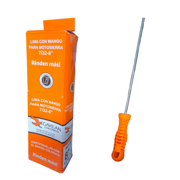 Lima Con Mango Para Motosierra 7/32-8 - Imagen 1