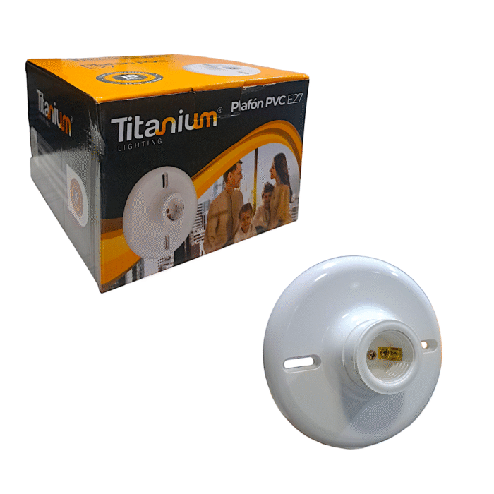 Plafon Losa PVC Titanium E27 - Imagen 1