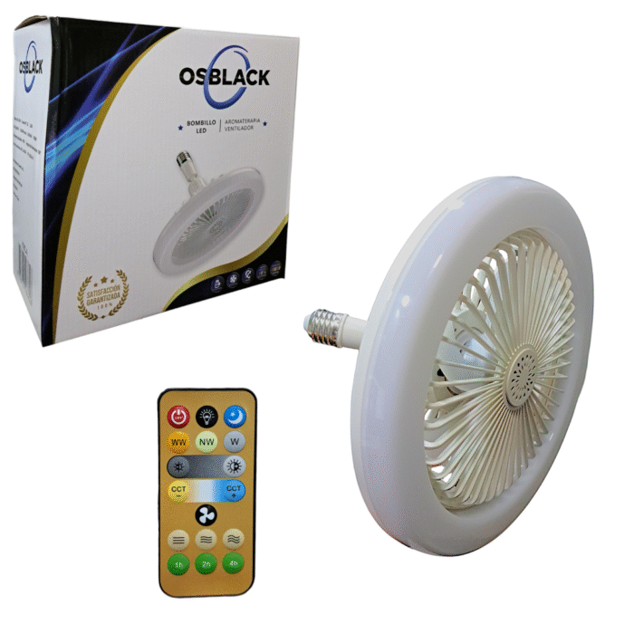 Bombillo Led Con Ventilador - Imagen 1