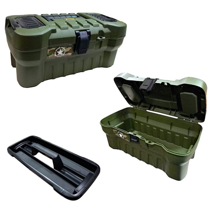 Caja Herramienta 16 Pulg Rimax Militar - Imagen 1