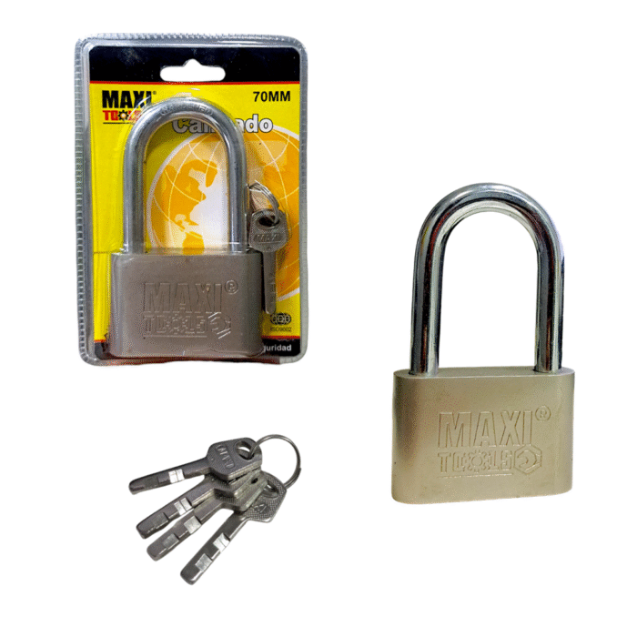 Candado #70 Aro Largo Maxi Tools - Imagen 1