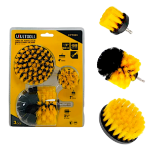 Juego De 3 Cepillos Limpieza Taladro Uyustools