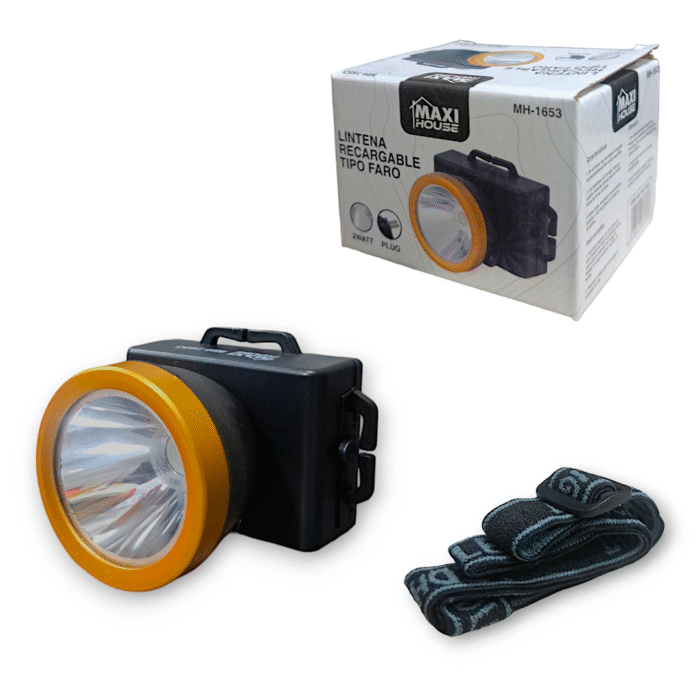 Linterna Minera Recargable Maxi House - Imagen 1
