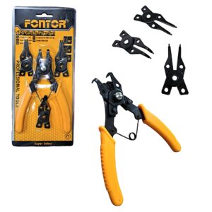 Pinza Chavetera X4 Puntas Fontor