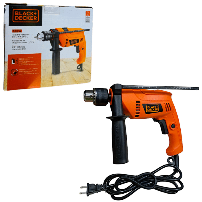Taladro Black Decker 1/2 550W - Imagen 1