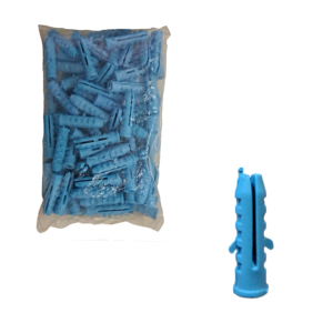 Chazo plástico azul 5/16 x 100 mm Rioplast para concreto