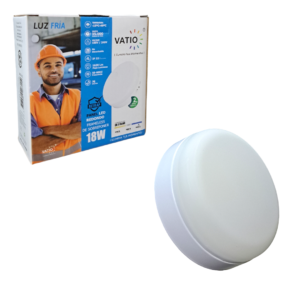 Panel Sobreponer Frameless Redondo 18W Vatio