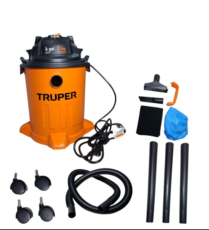 Aspiradora Truper 3HP 4 Gal - Imagen 1
