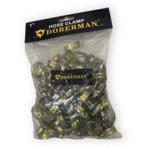 abrazadera de 1 pulgada doberman