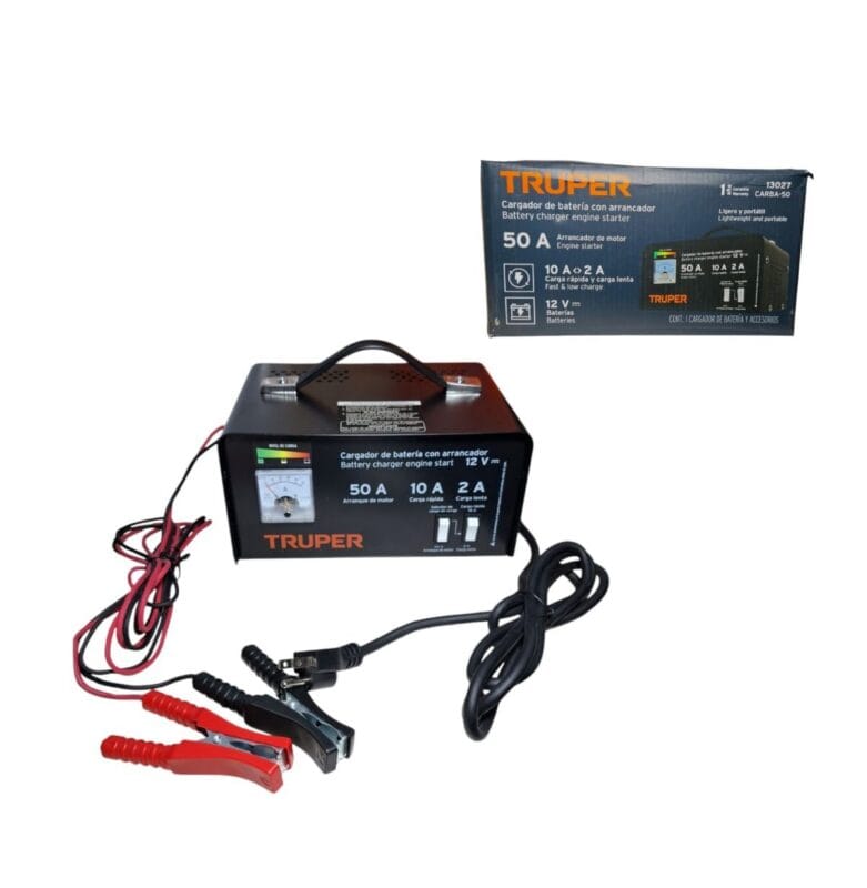 Cargador de Batería con Arrancador  50A 12V