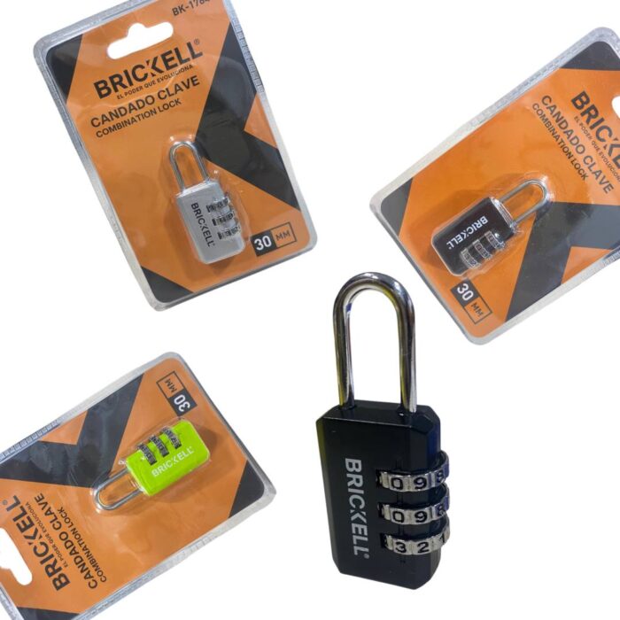 Candado clave 30mm maletero brickell - Imagen 1