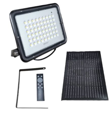 Reflector solar led 200w con panel kernel