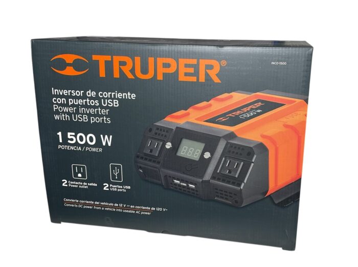 Inversor de Corriente TRUPER 1500W - Imagen 3