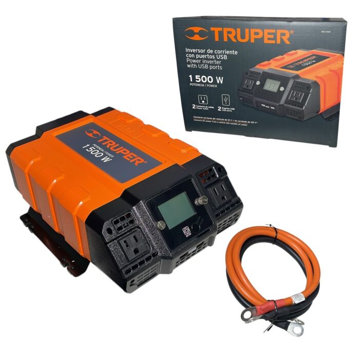 Inversor de Corriente TRUPER 1500W - Imagen 1