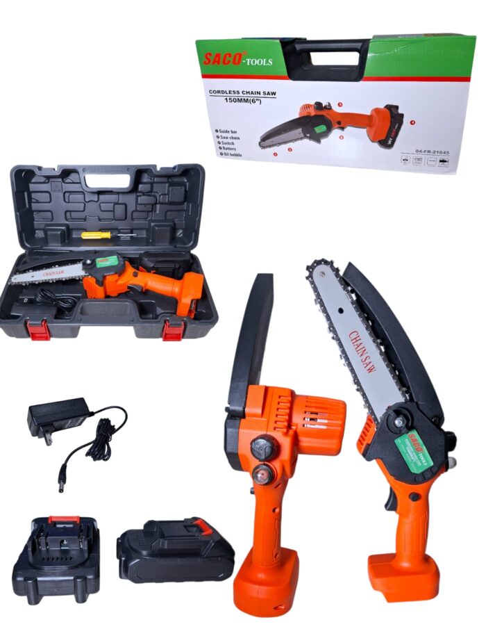 Mini Motosierra Inalámbrica SACO de 6 - Imagen 1