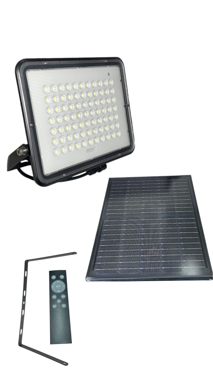 Reflector Solar LED 300W con Panel - Imagen 1