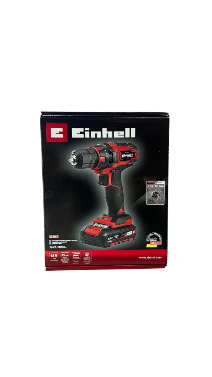 Taladro Atornillador Inalámbrico Einhell TC-CD 18/35 Li – 18V 1.5Ah - Imagen 2