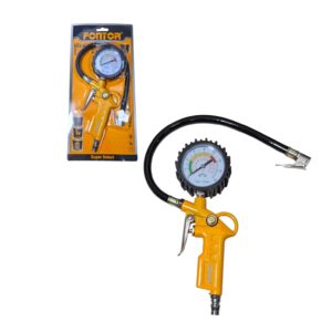 álvula de llenado con manómetro Fontor para inflar llantas con compresor
