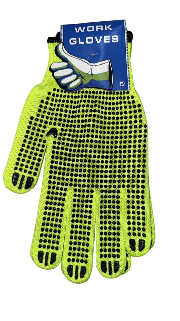 Guante verde de pepas negro - Imagen 1