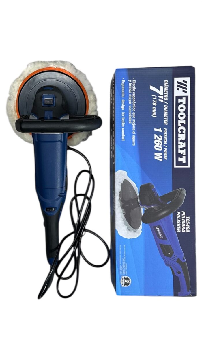 Pulidora Toolcraft 7" 1260W - Imagen 2