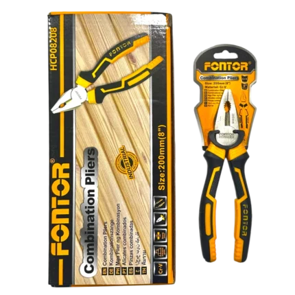 Alicate combinado Fontor 8 pulgadas en acero cromo vanadio