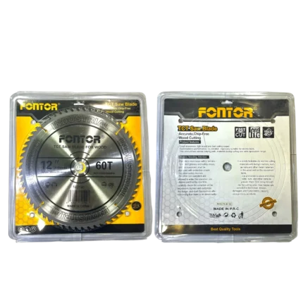 disco de 12 pulgadas para madera de la marca fontor con 60 dientes