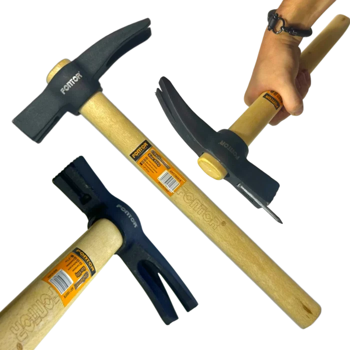 MARTILLOCONCUERNOfontor Martillo de cuerno Fontor 650 gramos con mango de madera