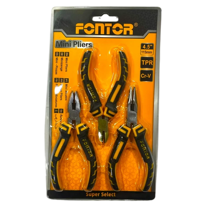 Mini Pinzas x3 #4.5” Fontor - Imagen 2