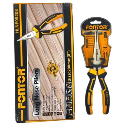 Pinza de punta larga Fontor 8 pulgadas profesional