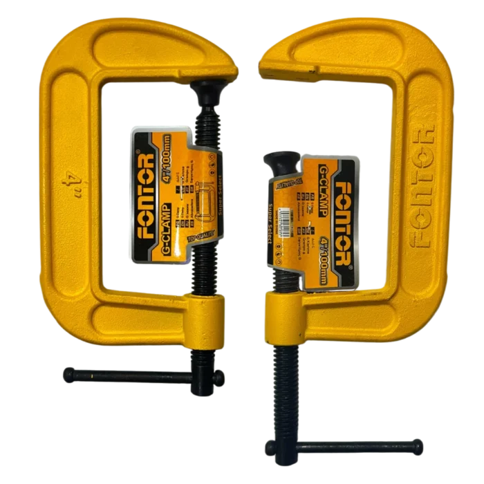 PRENSA EN C #4¨ 100MM FONTOR sargento Prensa en C Fontor 4 pulgadas 100 mm de alta resistencia